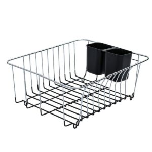 Estia Καλάθι Νεροχύτη 35x30x15cm Με Μαύρη Βάση Σιλικόνης 01-1728