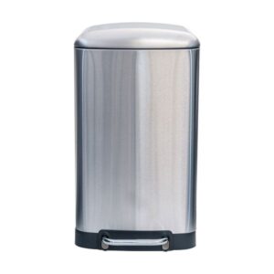 Estia Κάδος Ορθογώνιος 30lt Soft Close Inox Ματ 01-0172