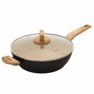Estia Ημιχύτρα Αντικολλητική Φ28cm 4lt Earth Πρεσσαριστού Αλουμινίου 01-10232