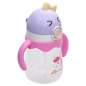 Estia Παιδικό Παγούρι Με Χεράκια Happy Πλαστικό BPA Free 350ml Unicorn Lavender Pink 01-10881 - Image 3