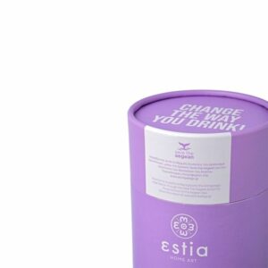Estia Θερμός Coffee Mug Save The Aegean 350ml Lavender Purple 01-12090 - Image 4