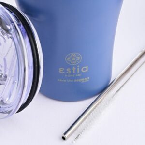 Estia Θερμός Coffee Mug Save The Aegean 350ml Denim Βlue 01-12182 - Image 3