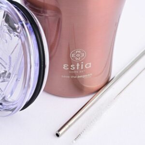 Estia Θερμός Coffee Mug Save The Aegean 350ml Rose Gold 01-12489 - Image 3