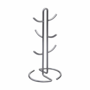 Estia Βάση Για Κούπες Nickel Ψευδαργύρου 6 Θέσεων 19x19x38cm Ασημί 01-7614