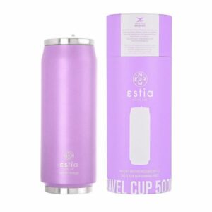 Estia Θερμός Travel Cup Save The Aegean 500ml Lavender Purple 01-8581