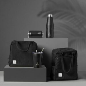Estia Θερμός Παγούρι Travel Flask Save The Aegean 750ml Midnight Black 01-9816 - Image 7