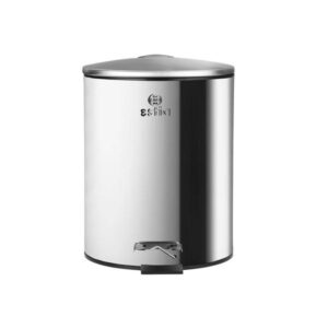 Estia Χαρτοδοχείο - Κάδος Μπάνιου Classic 5lt Ανοξείδωτο Soft Close Inox Ματ 02-0059