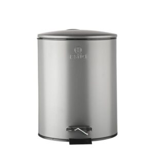 Estia Χαρτοδοχείο - Κάδος Μπάνιου Classic Soft Close 5lt Γκρι 02-3753