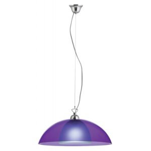 Arkolight Φωτιστικό Κρεμαστό Φ40cm Μοντέρνο Λιλά-Λευκό 110Γ-5-01/40