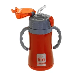 Ecolife Θερμός Παγούρι Παιδικό Kids Thermos Red 300ml Κόκκινο 33-BO-2999 - Image 2
