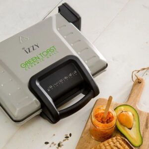 Izzy Τοστιέρα - Γκριλιέρα - Σαντουιτσιέρα 2100W Green Toast XL Με Κεραμική Επίστρωση 223665 - Image 6