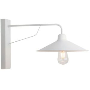 Arkolight Φωτιστικό Τοίχου - Απλίκα 1xΕ27 Industrial Λευκό 273-1/Α1