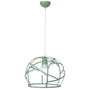 Arkolight Φωτιστικό Μονόφωτο Παιδικό 1xΕ27 Φ35cm Μεταλλικό Πράσινο 360-21/35