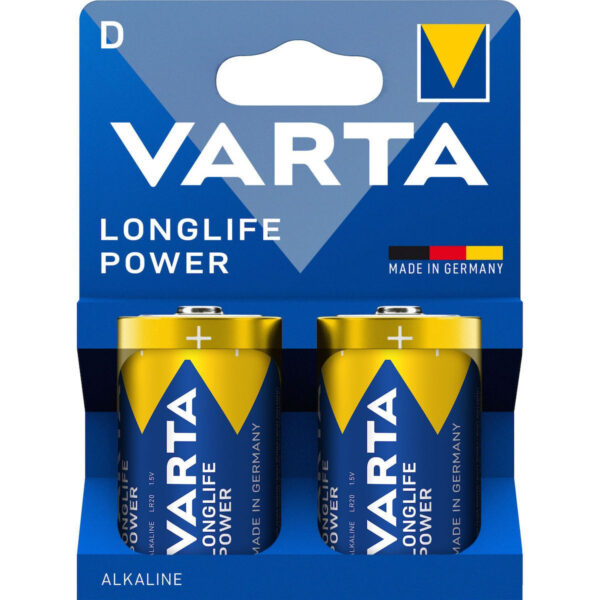 4920-1 Varta Μπαταρίες Αλκαλικές Longlife 1.5V D 2Τμχ. 4920 - Image 1