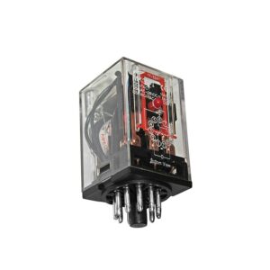 Adeleq Διακόπτης Ρελέ Λυχνίας Led & Amp Test Μπουτόν Με 11 Πόδια 24V Ac 11-3241 | homidoo.gr