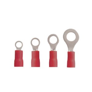 Adeleq Ακροδέκτης Οπής Μονωμένος Κόκκινο Φ6mm 12-502156 | homidoo.gr