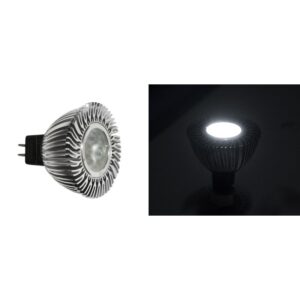 Adeleq Led Λάμπα Ισχύος Mr16 Αλουμινίου 5W 12Vac-Dc Ντιμαριζόμενο Με Εναλλάξιμο Φακό 15°Ψυχρό 13-165150 | homidoo.gr