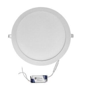 Adeleq Led Φωτιστικό Ψευδοροφής Αλουμινίου Στρογγυλό 30W 3000K 120° Λευκό 21-0301000 | homidoo.gr