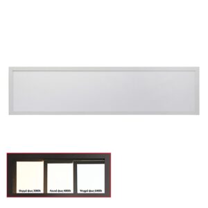 Adeleq Φωτιστικό LED Panel 50W 3000K 4200lm Θερμό Λευκό Κρεμαστό 120x30εκ 21-12050000 | homidoo.gr