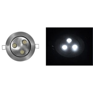 Adeleq Σποτ Χωνευτό Αλουμινίου Σατινέ Κινητό 20° LED Ισχύος 3X3W 18° Ψυχρό 21-703318660 | homidoo.gr
