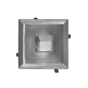 Adeleq Τετράγωνο Πλαίσιο Stainless Steel Για Φωτιστικά Σώματα Led 3-95032666 | homidoo.gr