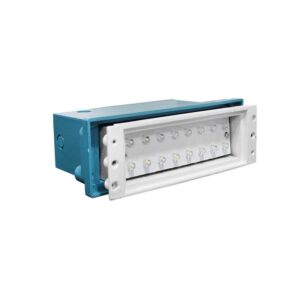 Adeleq Led Φωτιστικό Σώμα Διαδρόμου Αλουμινίου Ορθογώνιο Χωνευτό Με Κουτί 1W Μπλε 3-96124 | homidoo.gr