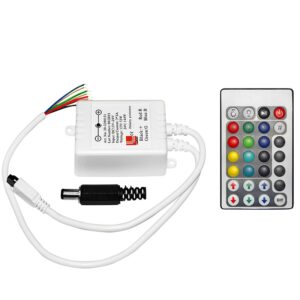 Adeleq Τηλεχειριζόμενος Μηχανισμός & Dimmer RGB 12VDC / 24VDC Υπερύθρων 12Vdc 72W / 24Vdc 144W 6A 30-3200121 | homidoo.gr
