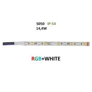 Adeleq Ταινία Led 5M 24Vdc 14.4W/m 60Led RGB Λευκό Ip54 30-342419019 | homidoo.gr