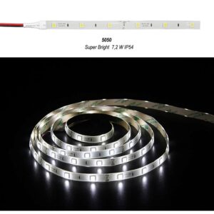Adeleq Ταινία Led Superbright 5M 12Vdc 7.2W/M 30Led/M Ψυχρό Ip54 30-36123020 | homidoo.gr