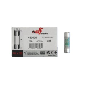 Adeleq Φυσίγγια Κυλινδρικά 10x38mm 20 Ampere 88-0209 | homidoo.gr