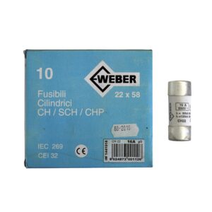 Adeleq Φυσίγγια Κυλινδρικά 22X58Mm 16Α Gg 88-2016 | homidoo.gr