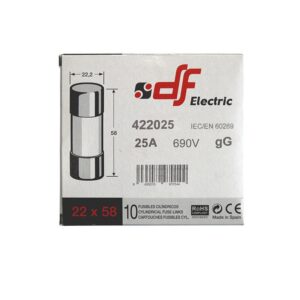 Adeleq Φυσίγγια Κυλινδρικά 22X58Mm 25Α Gg 88-2025 | homidoo.gr
