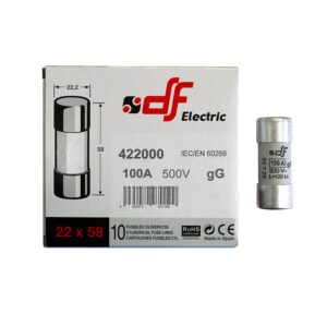 Adeleq Φυσίγγια Κυλινδρικά 22X58Mm 100Α Gg 88-2100 | homidoo.gr