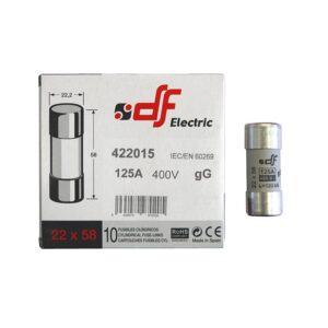 Adeleq Φυσίγγια Κυλινδρικά 22X58Mm 125Α Gg 88-2125 | homidoo.gr