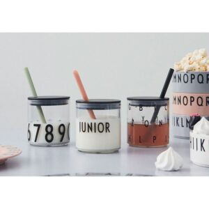 Design Letters Καπάκι Με Καλαμάκι Για Ποτήρια Tritan Light Blue 20102004LB | homidoo.gr