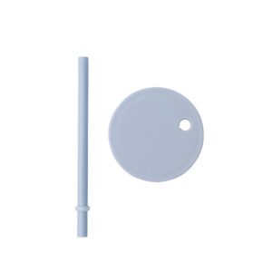 Design Letters Καπάκι Με Καλαμάκι Για Ποτήρια Tritan Light Blue 20102004LB | homidoo.gr