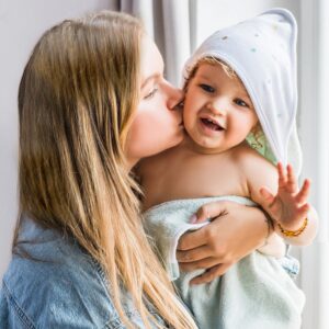 BabyOno Πετσέτα Με Κουκούλα 100x100 BN142-11 - Image 5