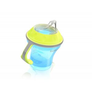 BabyOno Ποτηράκι Non-Spill 180ml Με Μαλακό Στόμιο Μπλε BN1456 | homidoo.gr