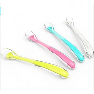 BabyOno Κουτάλι Μαλακό Σιλικόνης Baby's Smile Βεραμάν BN1460 | homidoo.gr