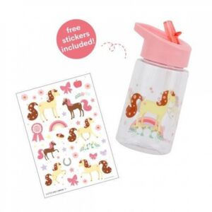 A Little Lovely Company Παγούρι 450ml Horse DBLHPI06 | homidoo.gr