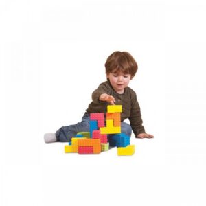 Edushape Μαλακά Χρωματιστά Τουβλάκια 18Τμχ Παζλ EDU-716167 | homidoo.gr