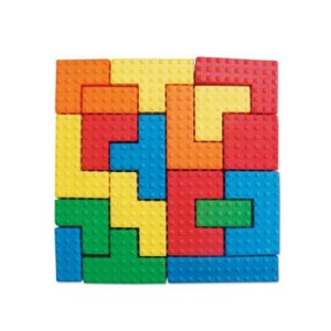 Edushape Μαλακά Χρωματιστά Τουβλάκια 18Τμχ Παζλ EDU-716167 | homidoo.gr
