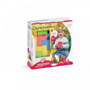Edushape Μαλακά Χρωματιστά Τουβλάκια 18Τμχ Παζλ EDU-716167 - Image 4