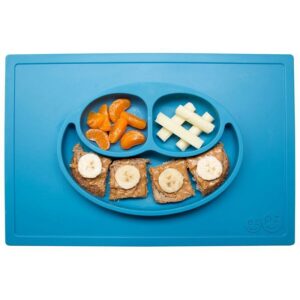 Ezpz Εκπαιδευτικό Πιάτο 24+ Μηνών Happy Mat - Blue HM-B7709U | homidoo.gr