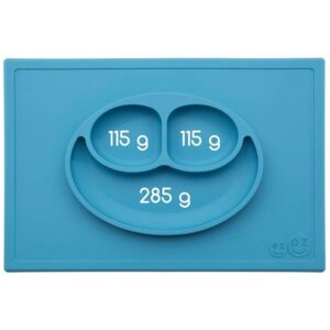 Ezpz Εκπαιδευτικό Πιάτο 24+ Μηνών Happy Mat - Blue HM-B7709U | homidoo.gr