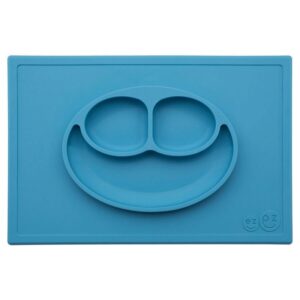 Ezpz Εκπαιδευτικό Πιάτο 24+ Μηνών Happy Mat - Blue HM-B7709U - Image 5