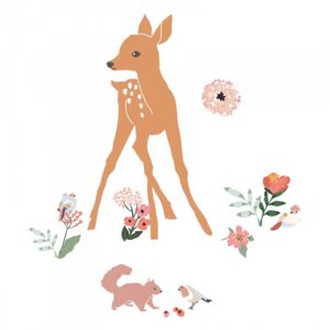 Mimi'lou Αυτοκόλλητα Τοίχου Easy 'Biche' MML-ART503 | homidoo.gr