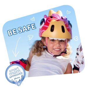 Crazy Safety Παιδικό Κράνος Με Ζωάκια - Giraffe Red Φ49-55cm NSH-100401-02-01 | homidoo.gr