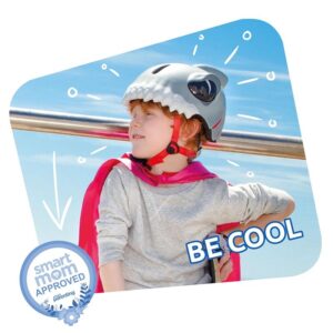 Crazy Safety Παιδικό Κράνος Με Ζωάκια - Shark Blue Φ49-55cm NSH-100501-04-01 | homidoo.gr