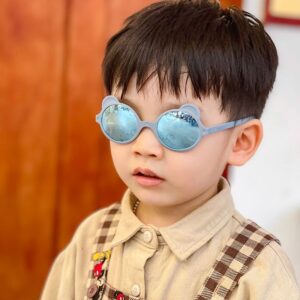 KiETLA Γυαλιά Ηλίου Ourson 2-4 Ετών Silver Blue OU3SUNSILVER | homidoo.gr